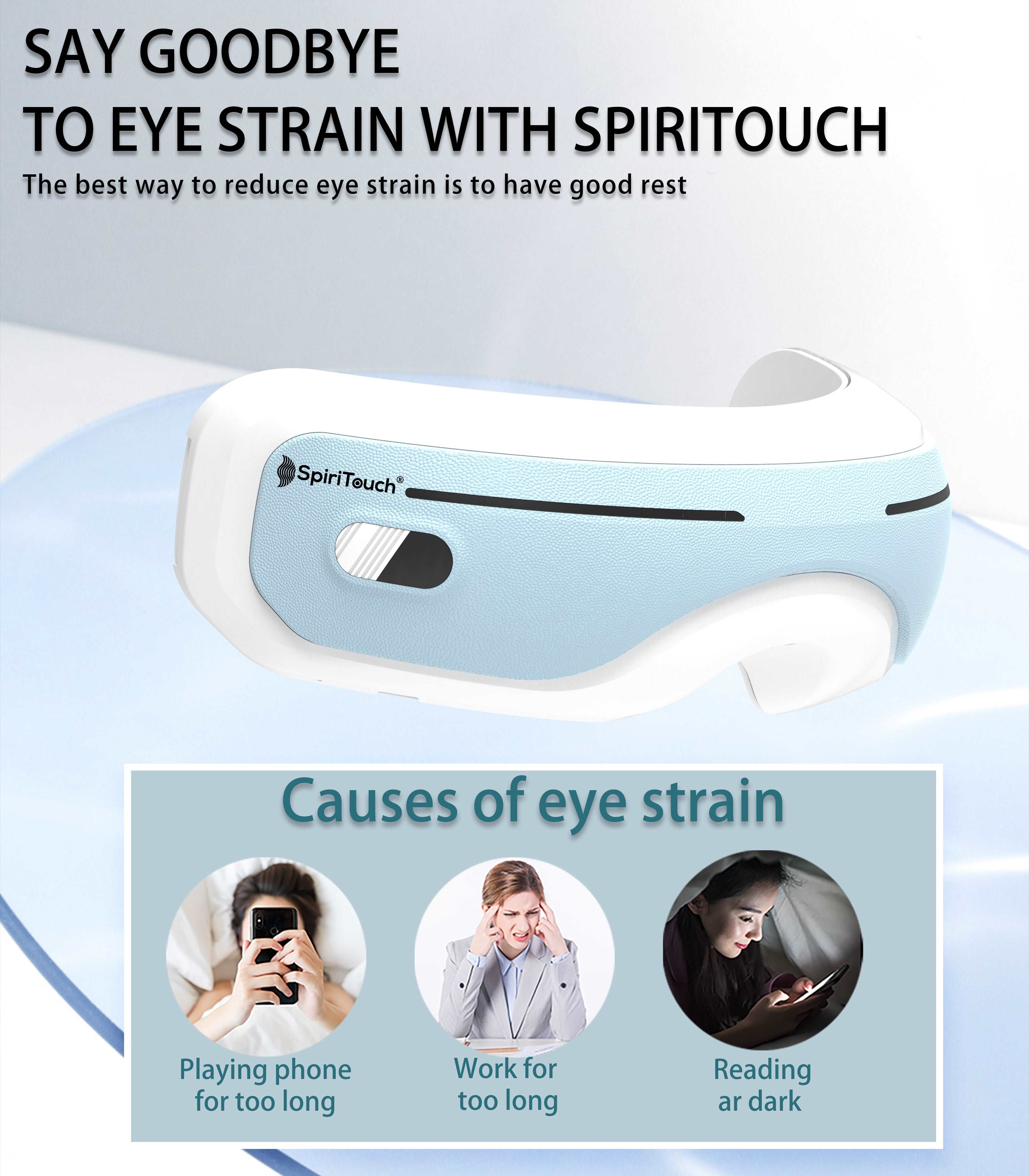 SpiriTouch Smart Eye Massager with Heat - yg.international.commerce