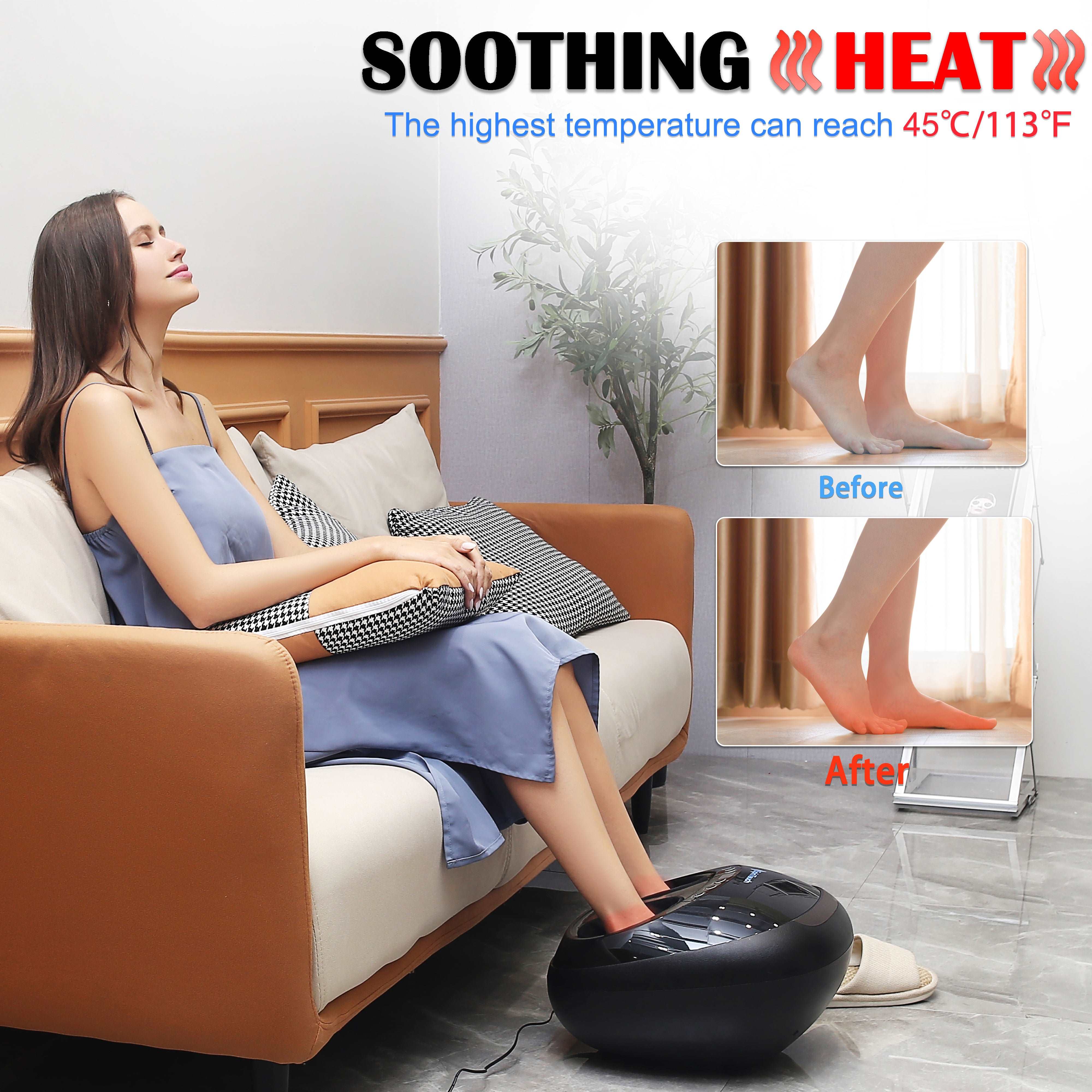SpiriTouch Shiatsu Foot Massager With Heat - yg.international.commerce