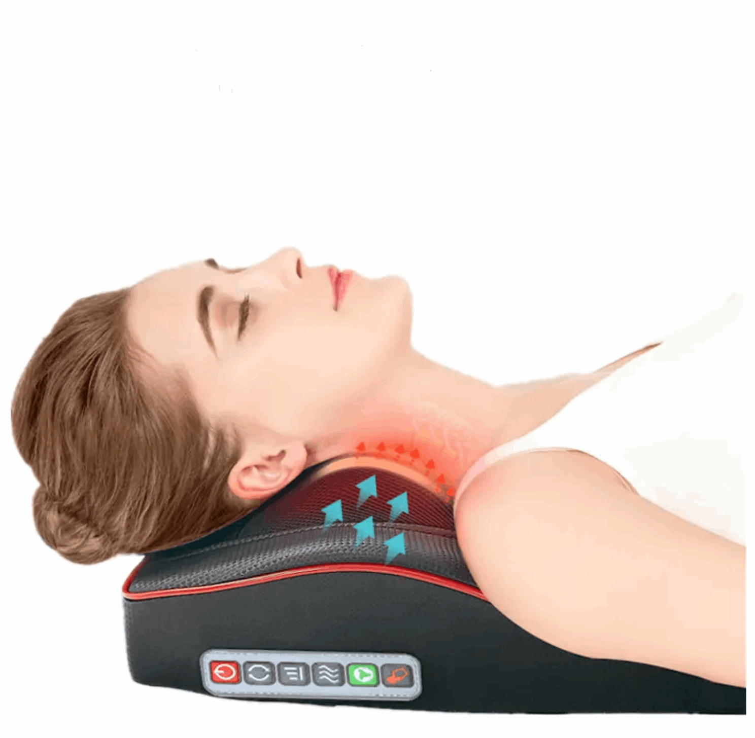 SpiriTouch Neck and Back Massage Cushion Pillow